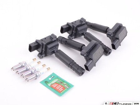 ES#2763206 - 0001502980KT - 2003-2005 C230 Ignition Service Kit - Includes four Genuine Mercedes-Benz coil packs and four Genuine Mercedes-Benz spark plugs - Genuine Mercedes Benz - Mercedes Benz