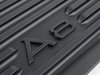 ES#2610024 - 4H0061512041 - Rear All Weather Rubber Floor Mats - Black - Deep grooves to trap dirt, water, and snow - Genuine Volkswagen Audi - Audi