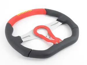 MOMO Trek Steering Wheel - Red 350mm
