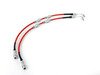 ES#2608531 - 002813ECS01A - Front Exact-Fit Stainless Steel Brake Lines  - Front set of DOT-compliant lines for an improved pedal feel - ECS - Audi