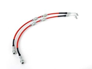 ES#2608531 - 002813ECS01A - Front Exact-Fit Stainless Steel Brake Lines  - Front set of DOT-compliant lines for an improved pedal feel - ECS - Audi