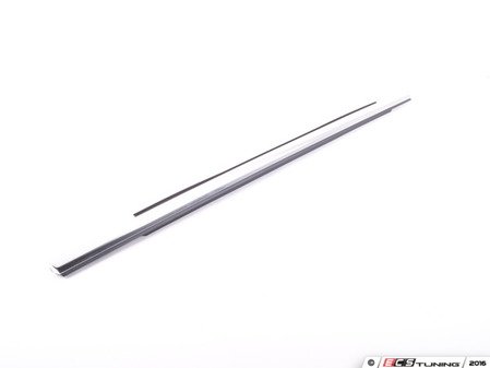 ES#2726326 - 8V5853763C2ZZ - Rear Window Trim - Driver (Left) - Chrome trim along the side of the back window. - Genuine Volkswagen Audi - Audi