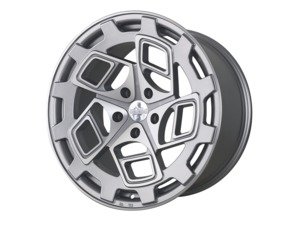 ES#3176236 - cm9188595stgMSKT - 18" R8CM9 - Set Of Four  - 18"x8.5" ET40 / 18"x9.5" ET42 5x112 - Matte Silver/Machined Face - Radi8 - Volkswagen