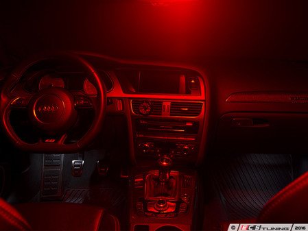 ES#3137494 - 019396ECS01KT2 - LED Overhead Lighting Kit - Red - Transform your dome lamp lighting with these new LED bulbs from Ziza - ZiZa - Audi