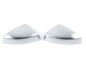 ES#2784719 - 8v0857527ckt - S3 Mirror Cover Set - Aluminum - Restore your exterior look - Genuine Volkswagen Audi - Audi