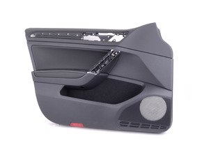 ES#3030860 - 5G4867023DAQO - Door Trim Panel - Left Front - Brand new, leatherette door trim panel - titanium black - Genuine Volkswagen Audi - Volkswagen
