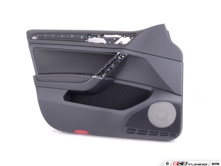 ES#3030860 - 5G4867023DAQO - Door Trim Panel - Left Front - Brand new, leatherette door trim panel - titanium black - Genuine Volkswagen Audi - Volkswagen