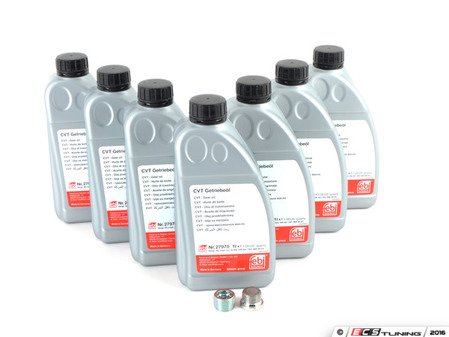 ES#2996748 - G052180A2KT1 - CVT Transmission Service Kit - Basic - Includes drain/fill plugs and fluid to service your transmission - Assembled By ECS - Audi