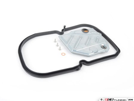 ES#2777496 - 1262711080KT1 -  Automatic Transmission Filter And Gasket Kit - Includes OEM transmission filter, OEM oil pan gasket, OEM oil drain plug gasket, and filter mounting hardware - Assembled By ECS - Mercedes Benz