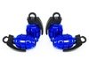ES#3170882 - 4pcBLUVSGrenade - Grenade Valve Stem Caps - Blue - Lightweight anodized spike valve stem caps measuring 1.57" high - Sickspeed - BMW Volkswagen MINI