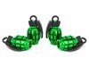 ES#3176350 - 4PCGRNVSGRENADE - Grenade Valve Stem Caps - Green - Lightweight anodized spike valve stem caps measuring 1.57" high - Sickspeed - BMW Volkswagen