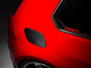 Carbon Fiber Fuel Door Cover 