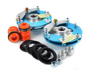 ES#3141690 - 192616-2N - Stage 2 Camber Plates  Street/Track - Easily adjust front camber for the first time, with additional toe adjustment - installs in place of stock strut mounts. Perfect for high performance daily drivers and track days! - KMAC - BMW