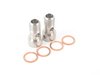 ES#3176242 - 06A145541JKT -  Turbo Coolant Line Install Kit (Supply) - Consists of banjo bolts and crush washers for a complete supply line install - Assembled By ECS - Audi