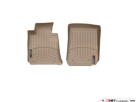 ES#3176648 - 459371 - Front FloorLiner DigitalFit - Tan - Laser measured for perfect fitment and ultimate protection against moisture and debris - WeatherTech - Audi