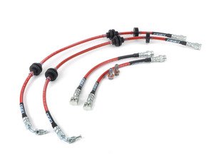 ES#3171190 - 019318ecs01KT - Front & Rear Exact-Fit Stainless Steel Brake Lines - Kit - Complete set of DOT-compliant lines for an improved pedal feel - ECS - Audi
