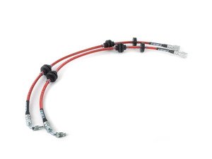 ES#3469677 - 024921ECS01 - Front Exact-Fit Stainless Steel Brake Lines - Front set of DOT-compliant lines for an improved pedal feel - ECS - Audi