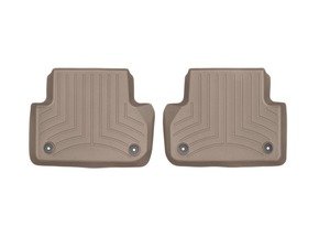 ES#3176683 - 459072 - Rear FloorLiner DigitalFit - Tan - Laser measured for perfect fitment and ultimate protection against moisture and debris - WeatherTech - Audi