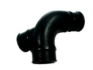 ES#11450 - 06B103221F - Breather Hose Connector - Connects the valve cover to the hard pipe and pressure regulator - Original Equipment Supplier - Audi