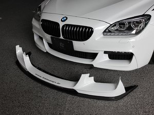 ES#3175855 - 3101-20611 - Carbon Fiber Front Lip Spoiler Set - Individualize your BMW's looks with this carbon fiber lip spoiler - 3D Design - BMW