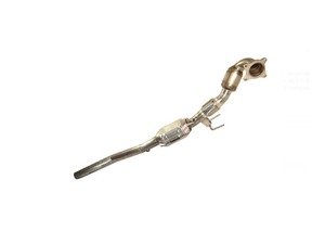 ES#3175304 - 251227L - 2.5" Downpipe with dual catalytic converters - Stainless steel downpipe to unlock engine potential - Techtonics Tuning - Volkswagen