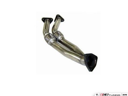 ES#3175323 - 251235X - 2.0" Dual Downpipe  - Stainless steel downpipe to unlock engine potential - Techtonics Tuning - Volkswagen