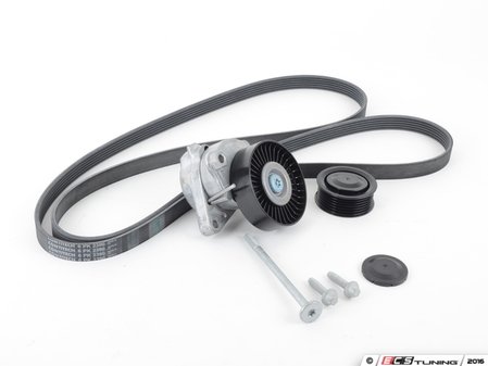ES#2792672 - 0119979792KT4 - Accessory Belt Kit - Level 2 - Includes accessory belt, belt tensioner assembly and idler pulley - Assembled By ECS - Mercedes Benz