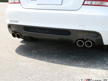 ES#3175905 - 3108-18221 - 3D Design E82 1-Series M-Sport Front Lip
Carbon Fiber Rear Diffuser - Quad Exhaust - Individualize your BMW's looks with this carbon fiber rear diffuser - 3D Design - BMW