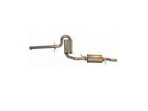 ES#3175401 - 252331X - 2.5" Stainless Steel Cat-Back - Stainless steel cat-back with two Borla mufflers - Techtonics Tuning - Volkswagen