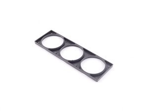 ES#3081587 - 9178628 - MK4 Triple Gauge Panel - Black - Add some style and function you your vehicle with this triple gauge panel - 42 Draft Designs - Volkswagen