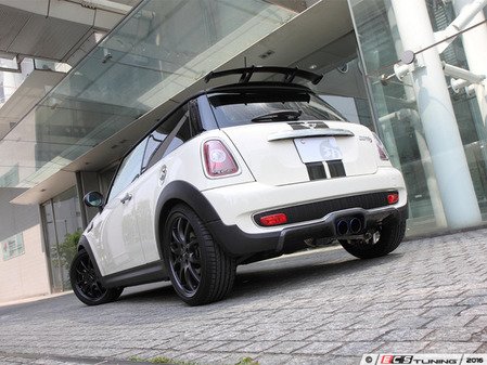 ES#3175944 - 3108-75611 - Rear Diffuser - Carbon Fiber  - Individualize your MINI's looks with this rear diffuser ; NON PDC version Cooper S rear Bumper - 3D Design - MINI