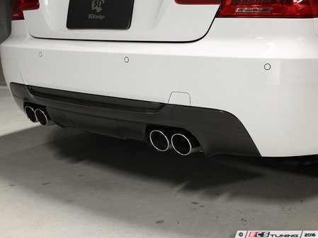 ES#3175916 - 3108-19221 - Carbon Fiber Rear Diffuser - Quad Exhaust - (NO LONGER AVAILABLE) - Individualize your BMW's looks with this carbon fiber rear diffuser - 3D Design - 