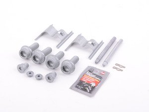 ES#2960113 - 7L8615601C2KT - Rear Pad & Rotor Installation Kit - Everything you need for a rear pad and rotor service - Genuine Volkswagen Audi - Audi Volkswagen