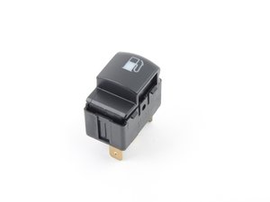 ES#300399 - 1C095983301C - Fuel Door Release Switch - Satin Black - Button for fuel door operation found in driver's door panel - Genuine Volkswagen Audi - Volkswagen