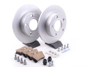 ES#2972613 - 8d0698601a1KT - Rear Brake Service Kit - Featuring Genuine Rotors and pads - Genuine Volkswagen Audi - Volkswagen