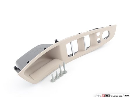 ES#2080202 - 51417225879 - F10 Oyster Front Door Handle Trim - Left - Replace your worn door trim - Genuine BMW - BMW