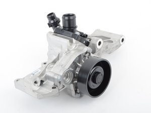 ES#3101768 - 11518601366 - Coolant Pump with Thermostat and Support - Attaches to the side of the engine and pumps the coolant - Genuine MINI - MINI
