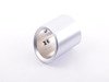 ES#2530481 - 18307618683 - Genuine BMW Exhaust Tip - Priced Each - Genuine BMW Tailpipe Tip brushed aluminum look - Genuine BMW - BMW