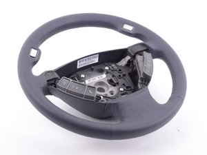 ES#257902 - 32346783498 - Airbag Sport Steering Wheel W/ Leather Multifunction - Blue - Genuine BMW - BMW