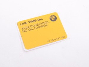 ES#12701 - 01399791197 - LABEL - Genuine BMW - BMW MINI