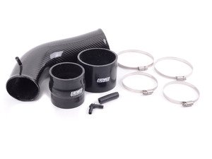 ES#2836833 - 000931ecs02aKT -  Supercharger Inlet Kit - Carbon Fiber - Audi B8 S4/S5 3.0T - Replace the accordion throttle body hose with a smooth carbon fiber tube - ECS - Audi
