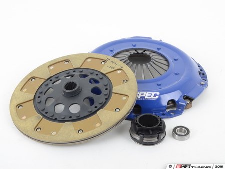 ES#3090773 - SA602 - Stage 2 Clutch Kit - Features a full faced, steel backed, pure kevlar disc with a torque rating of 367 ft/lbs - Spec Clutches - Audi