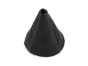 ES#3177985 - 5234-1H-204 - BFI Manual Alcantara Shift Boot - Silver Stitching - Compliment your BFI shift knob with a custom shift boot made from the finest materials available - Black Forest Industries - Volkswagen