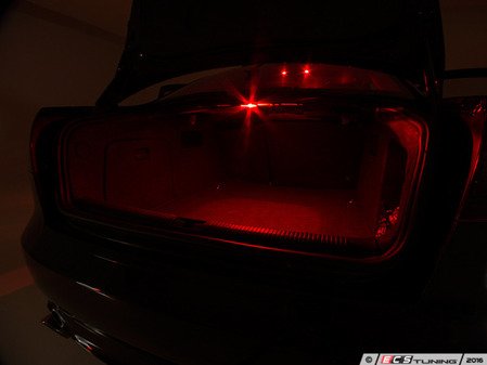 ES#3137680 - 019396ECS03KT7 - LED Trunk Lighting Kit - Red - Illuminate the lighting in your trunk or hatch with new LED bulbs from Ziza - ZiZa - Audi