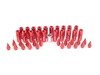 ES#3176129 - 20PC60REDSPKLKM - Locking Spiked Lug Nuts - Red  - Set of 20 Red Sickspeed Lug Nuts and spikes. - Sickspeed - Audi BMW Volkswagen