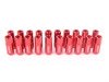 ES#3176129 - 20PC60REDSPKLKM - Locking Spiked Lug Nuts - Red  - Set of 20 Red Sickspeed Lug Nuts and spikes. - Sickspeed - Audi BMW Volkswagen