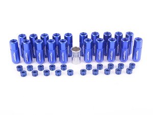 ES#3176138 - 20PC60BLUCAPLKM1 - Locking Capped Lug Nuts - Blue - Set of 20 Blue Sickspeed Lug Nuts and caps. - Sickspeed - Audi BMW Volkswagen