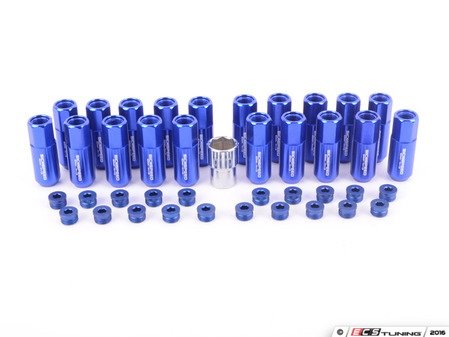 ES#3176138 - 20PC60BLUCAPLKM1 - Locking Capped Lug Nuts - Blue - Set of 20 Blue Sickspeed Lug Nuts and caps. - Sickspeed - Audi BMW Volkswagen