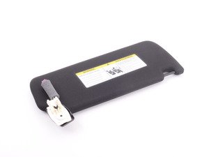 ES#2100979 - 51168038165 - F10 Sun Visor with Label - Left - Anthracite - Genuine BMW - BMW