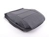ES#2182446 - 20491091469D88 - Lower Seat Cover - Black - Perforated mid section with Seat Heater - Genuine Mercedes Benz - Mercedes Benz